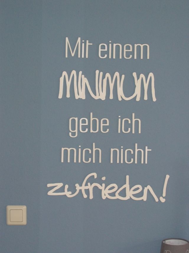 Wandspruch aus Holz