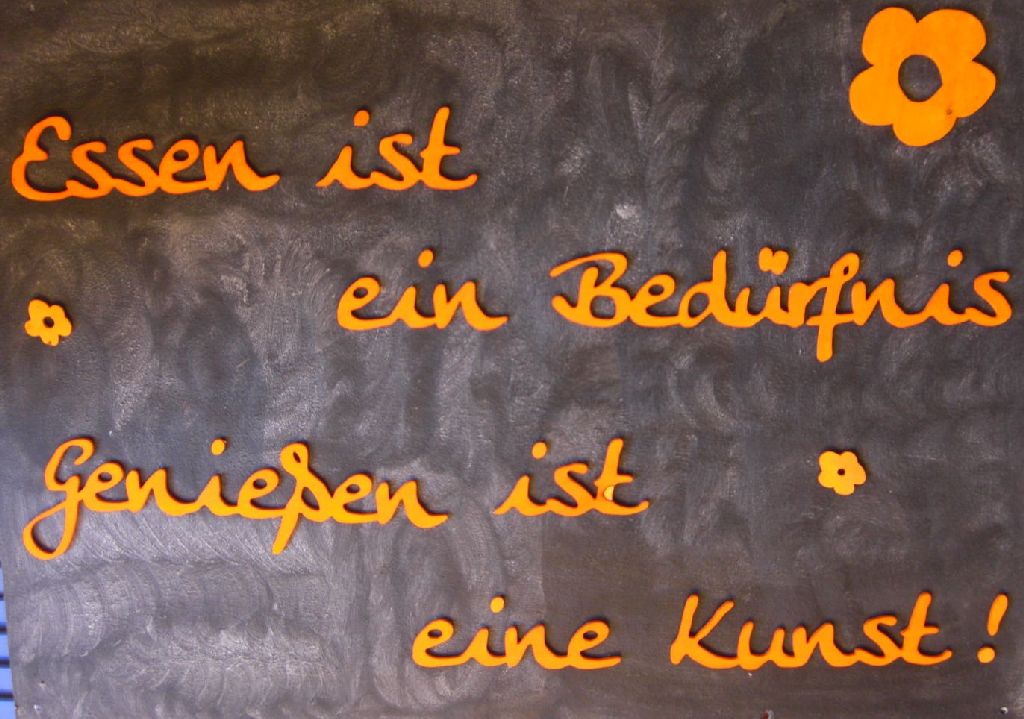 Wandspruch aus Holz